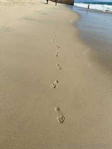 Unlock for 13 pics of my feet in the sand amp water