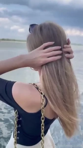 Do you miss summer like me enjoy your day fyp blonde natural selfie