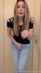 Coming pee wetting my jeans after a long day fyp wetting pee piss