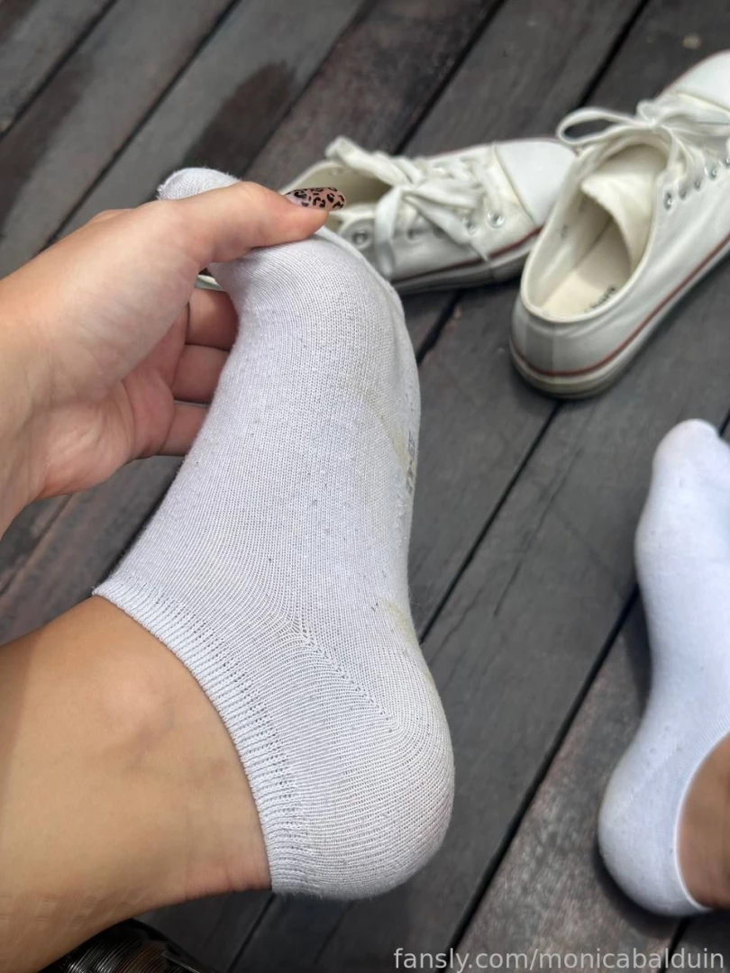 Do you wanna make me smile open and look at my hot socks here sneakers 