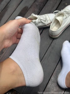 Do you wanna make me smile open and look at my hot socks here sneakers