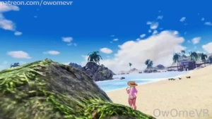 Toned femdom futa breeds you with her perfect girlcock at the beach