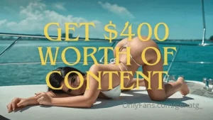 First 2 fans to tip 40 will receive 400 worth of content do it before