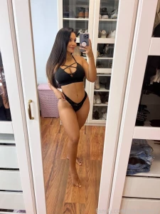 Do you like my new black bikini would you like a video trying on my