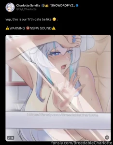 Free nsfw sounds on my x hehe https x com syl_charlotte status