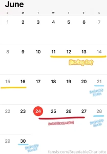 June schedule i m really sorry this month s content is a little bit