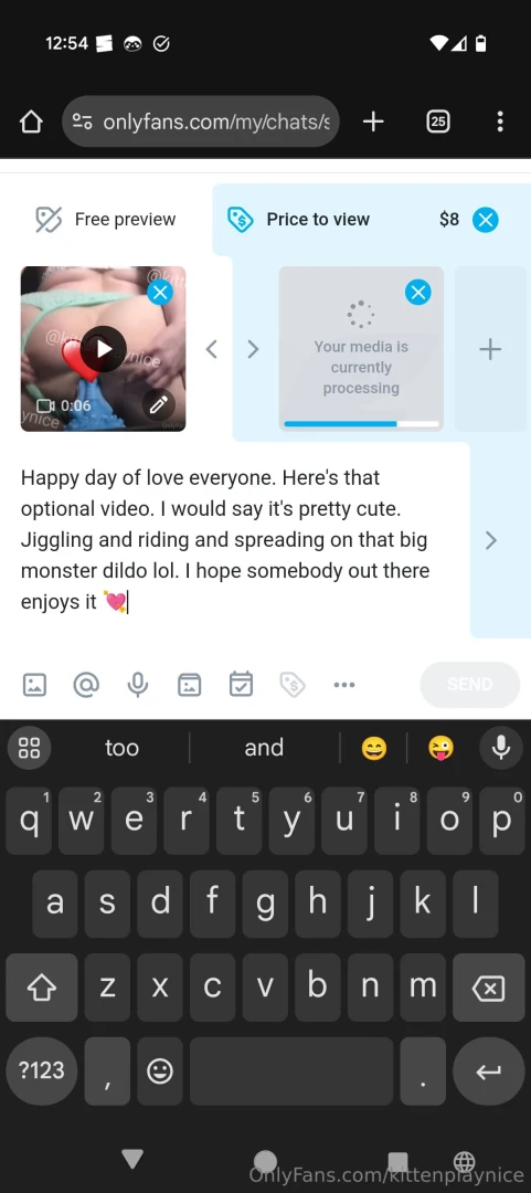 Sending out this ppv if you re new and didn t get it on valentine s 