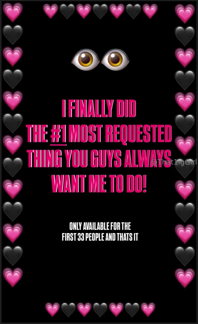 Thee video i finally did the 1 requested thing you guys always want me 