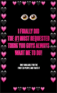 Thee video i finally did the 1 requested thing you guys always want me