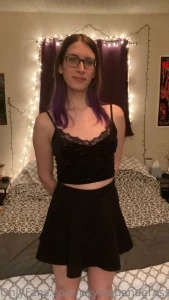 This new outfit i got is coming off in a cute little strip video i m