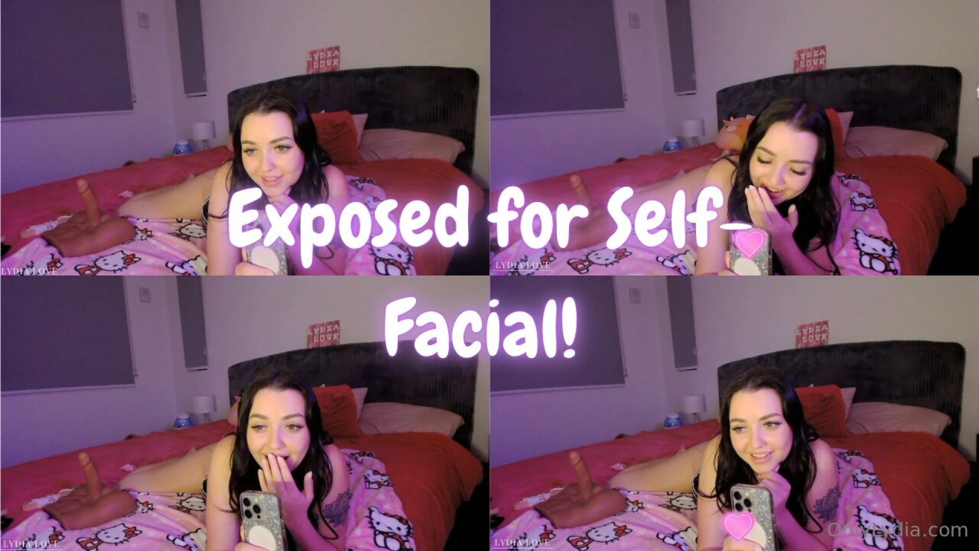Exposed for self-facial fetish clip in this video i record someone s 