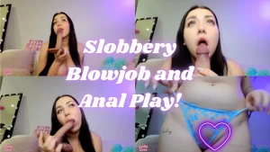 Slobberybj with a 16 tip i got taken private during a cam show and i