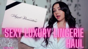 Luxury lingerie try-on haul i posted a sfw version of this on my