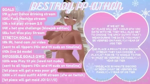 Announcement my destroy-pp-athon will continue with some changes and