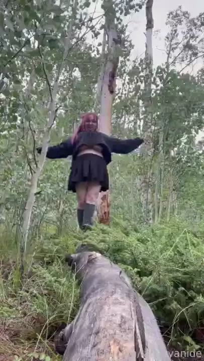 Tail girl goes hiking fyp buttslut naturaltits bigboobs upskirt part 24 