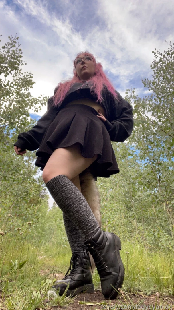 Tail girl goes hiking fyp buttslut naturaltits bigboobs upskirt part 11 