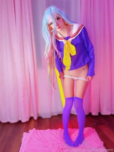 Cute cosplay pics of shiro in my performance teen babyface goddess