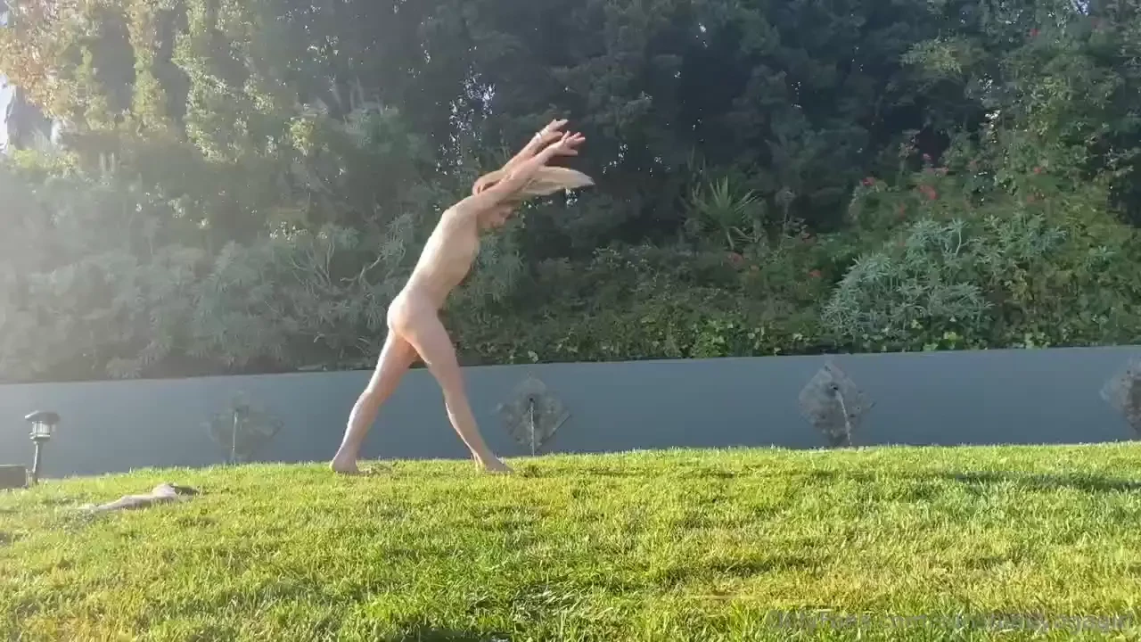 Just playing around yoga can be silly too 