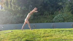 Just playing around yoga can be silly too