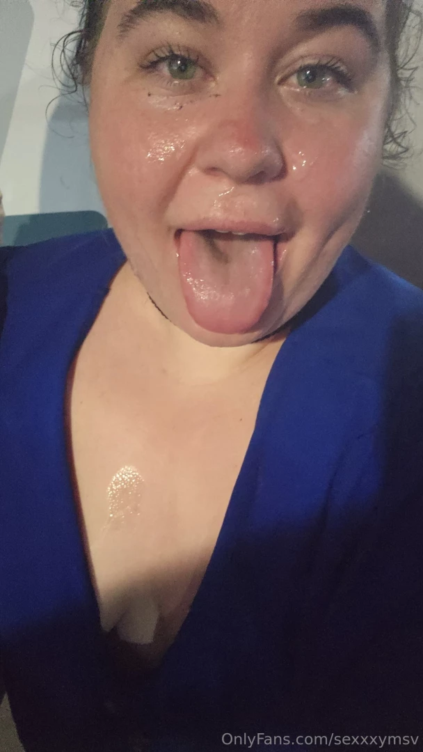 I love when my pretty face is gagged amp glazed 