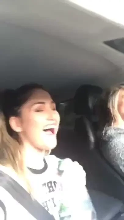 Carpool karaoke with tilliemodel funny girls friends karaoke music 