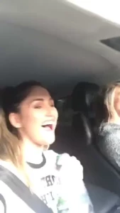 Carpool karaoke with tilliemodel funny girls friends karaoke music