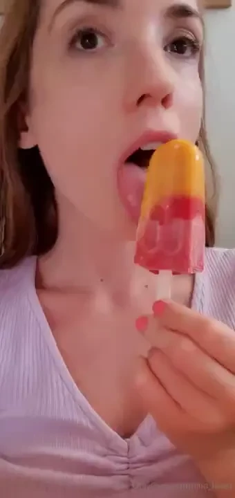 Watching the decameron and eating mango-strawberry popsickles 