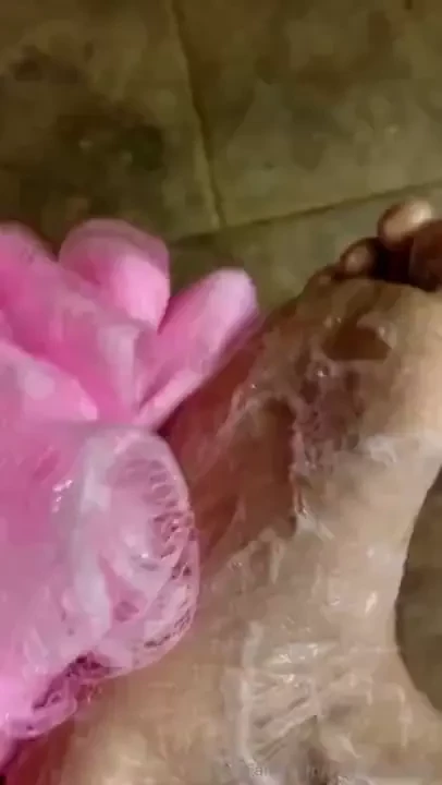 And now a video while i washed my feet 