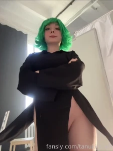As i promised tatsumaki in the original outfit also joined us does she