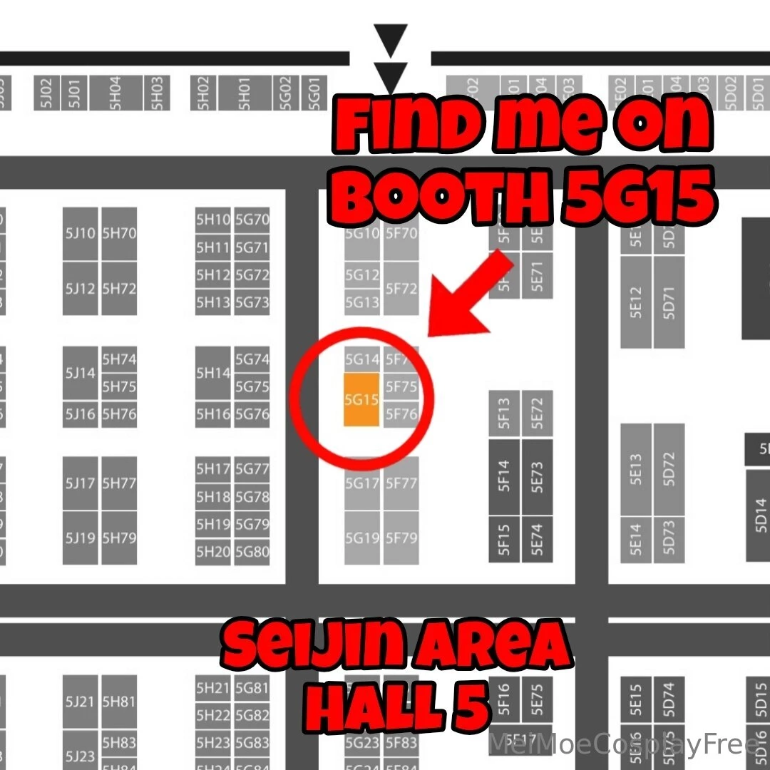 Hellooo sweeties guess what i ll be at dokomi next week and it s my part 2 