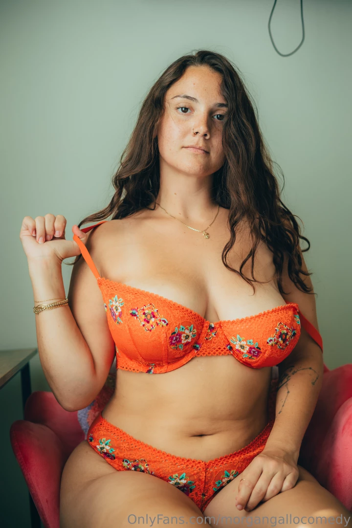 More in my orange lace in my vanity chair part 1 