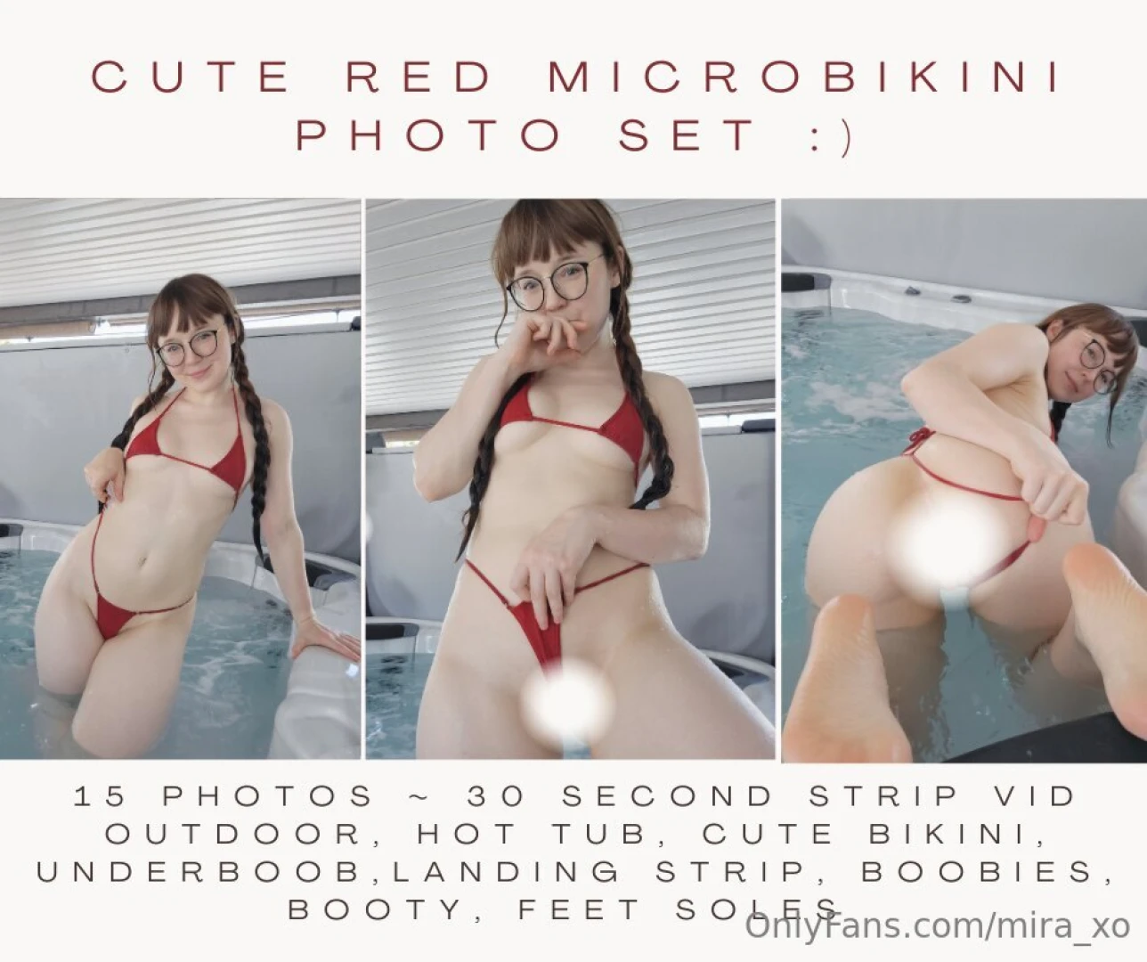 Do you like my cute new microbikini it can t really contain my boobies 