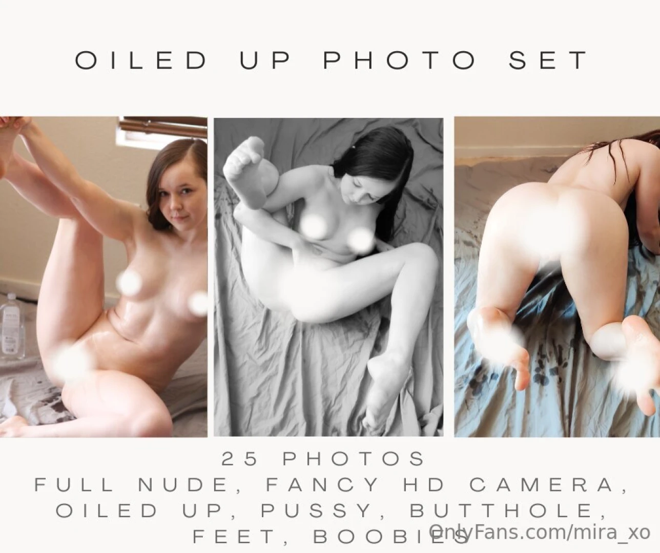 Oiled up photo set from 2020 using my fancy camera which pose would 