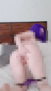 Of course raven has a purple dildo it matches her aesthetic 13 minute