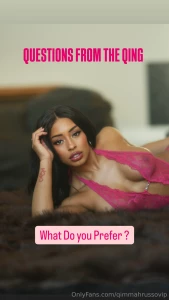 Good morning my loves which do you prefer