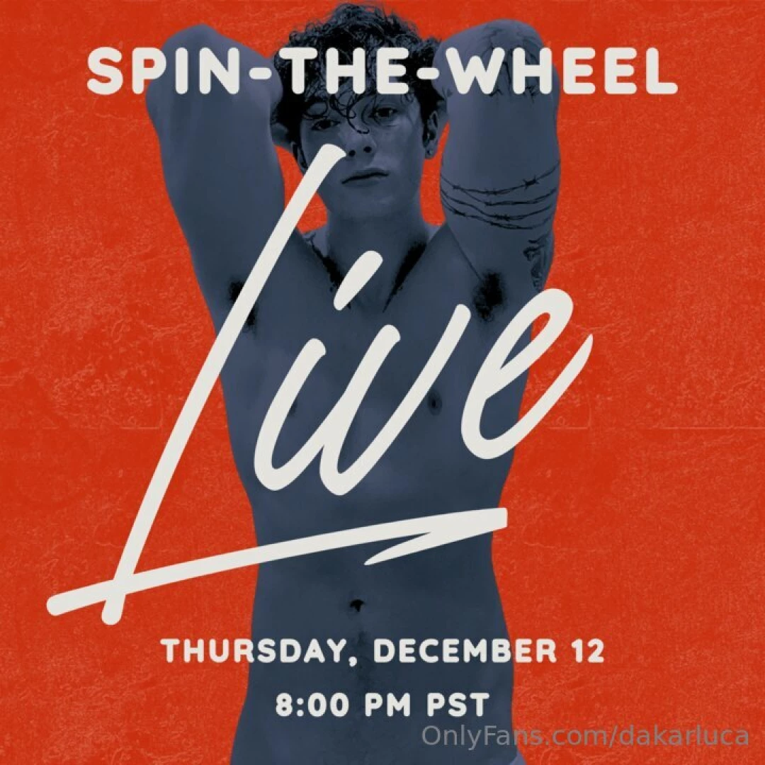 Going liveee tomorrow 8pm pst its spin the wheel edition so you know 