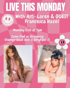 Ur fave duo is back come join francesca and i this coming monday 7th