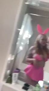 Just a lil august 2022 throwback fyp blowjob dildo latex bunny cosplay