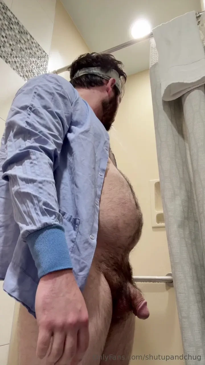 Some water inflation expanding until i shoot a load 