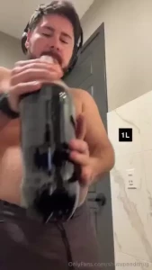 Impromptu chug to a handsfree load fuck it felt so good to finally