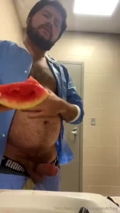Watermelon stuffing fucking loved doing this these are the moments part 1
