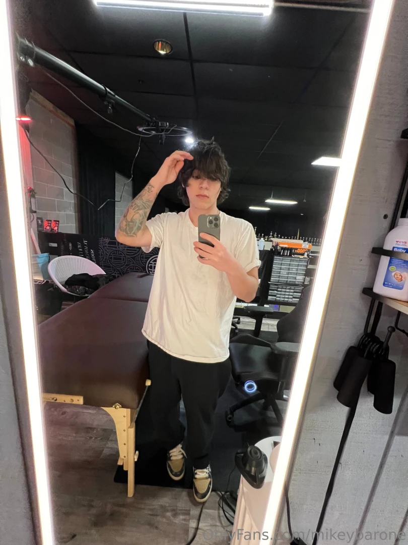 At the studio ready for some new ink 