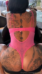 My tattoos tell a story but my booty steals the show would you agree part 3
