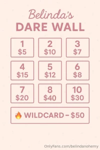 Unlock my dare wall i ve hidden 10 naughty dares behind 10 numbers
