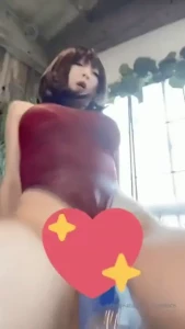 Here s a long video of me in my swimsuit pouring water over myself