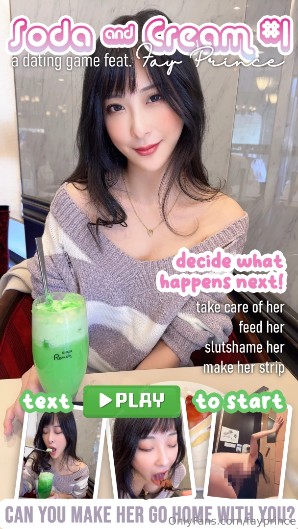 Welcome to soda and cream a dating adventure in this interactive game 