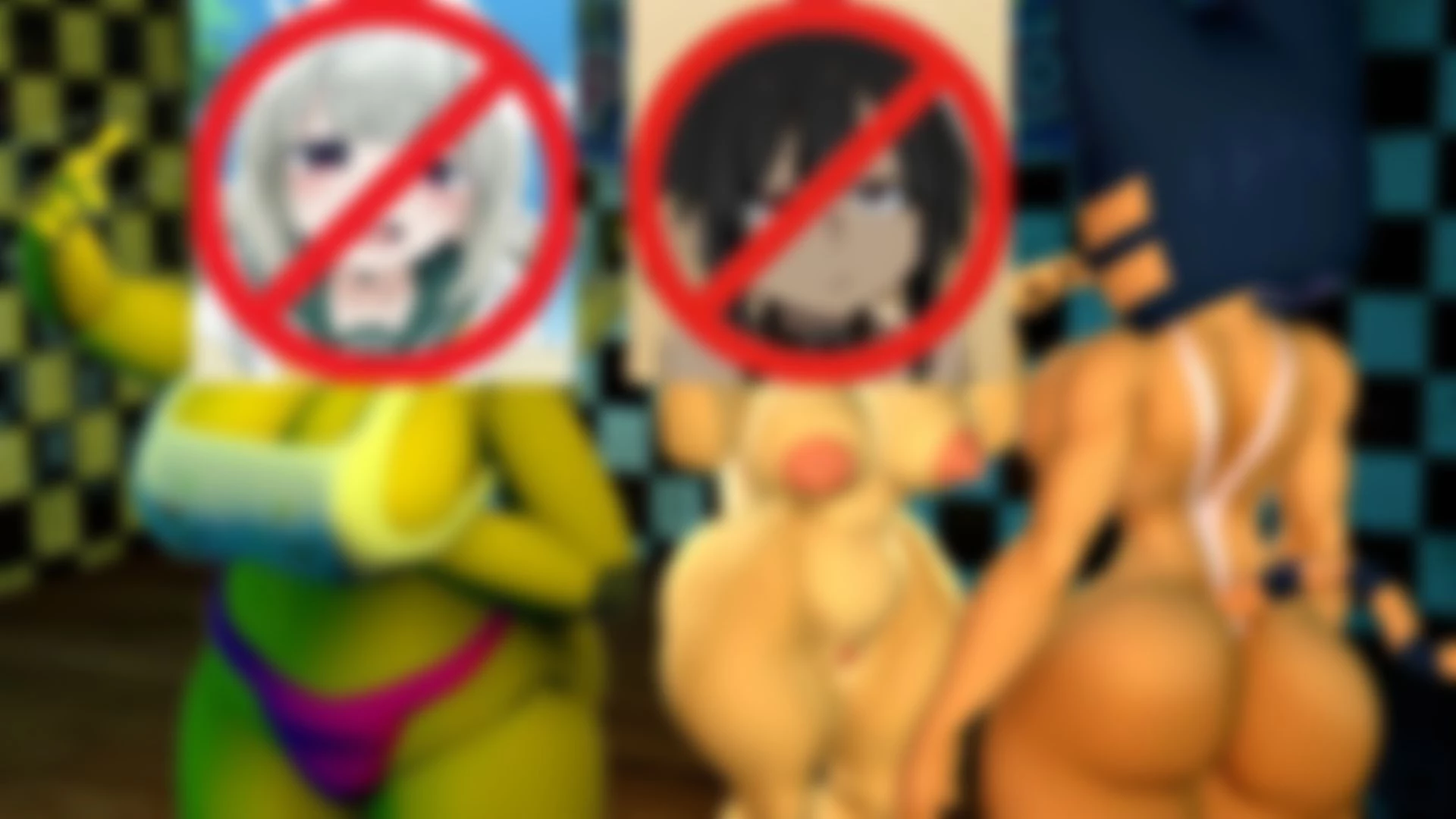 No commentary friday night funkin with a thick chica ankha and 