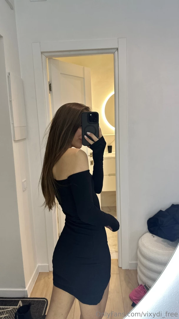 Feeling glamorous in my sleek black dress tonight ready to conquer the 