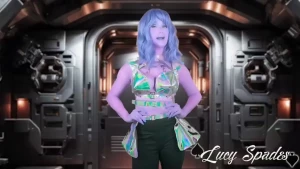 Invading bbc - a horny alien babe is wandering the galaxy when she
