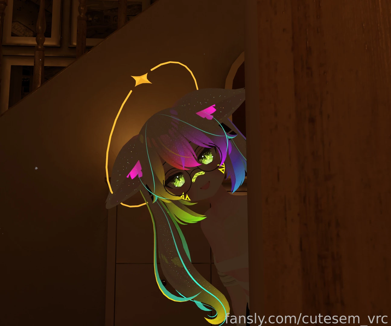 Come from behind me like this u sussy baka karin cute vrchat lewd part 3 